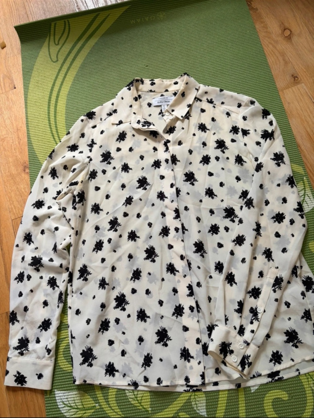 & Other Stories silk floral blouse
